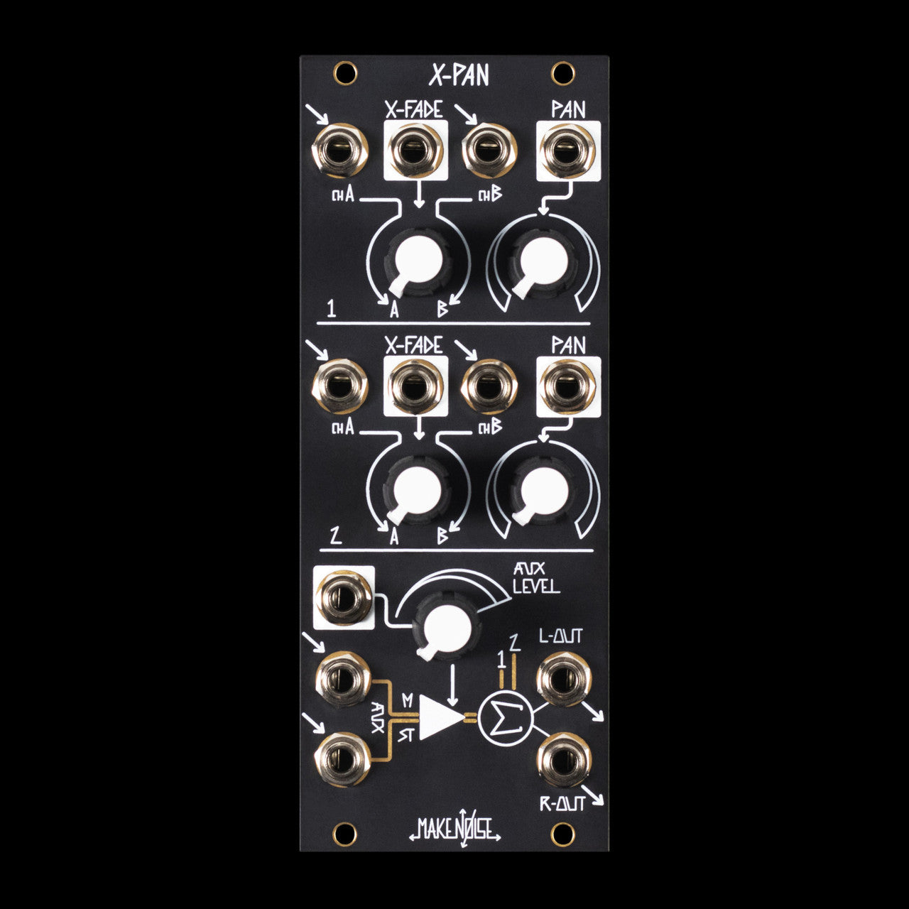 Make Noise  X-PAN  5 channel Voltage Controlled Stereo Mixer